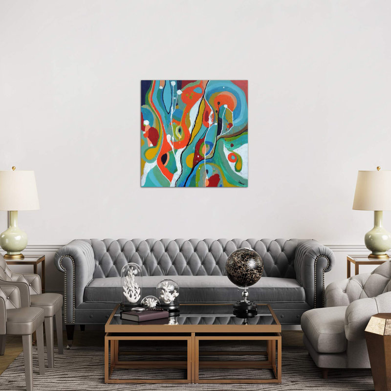 La Folie by Sylvie Demers - Wrapped Canvas Painting, 45.72 cm H x 45.72 cm W x 1.91 cm D