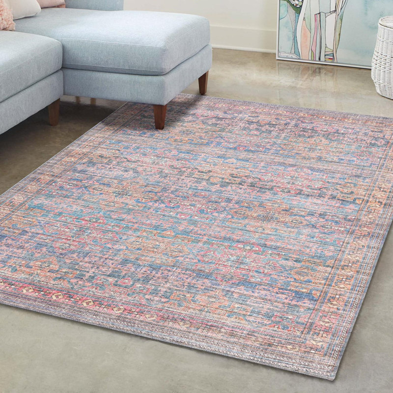 Hadsell Chenille Indoor Rug, Rectangle 5'3" x 8'