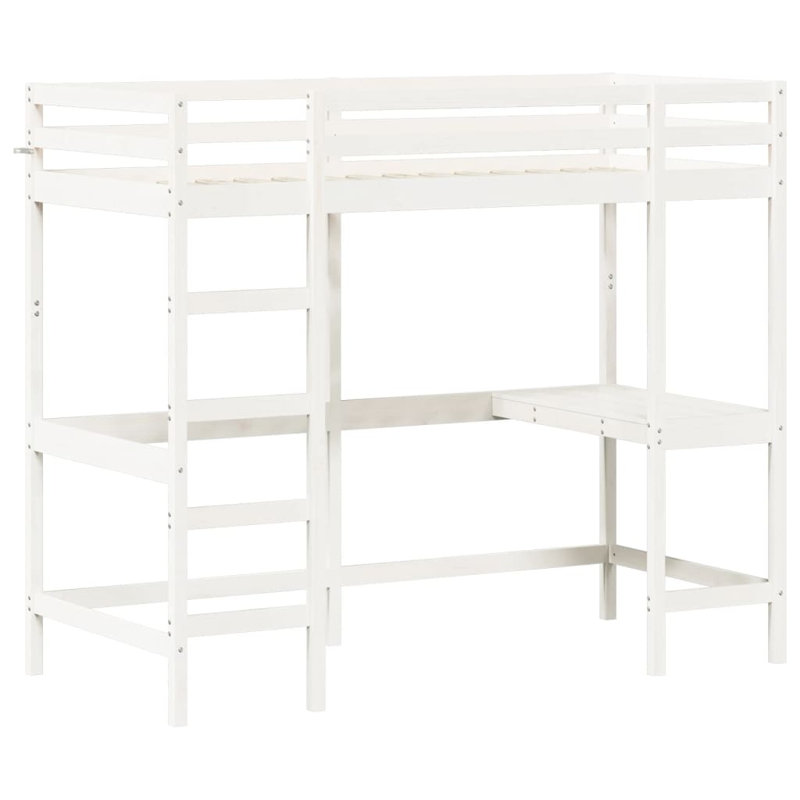 Mirren High Sleepers, European Single (90 x 200cm), White