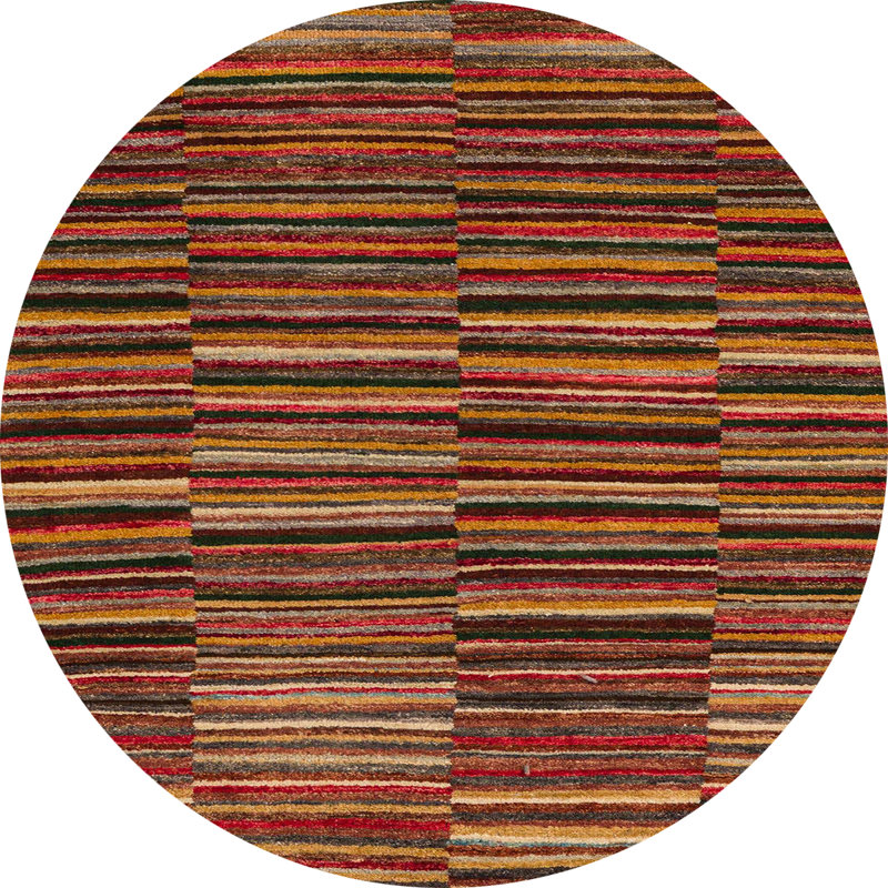 Abstract Indoor Rug, Round 4'