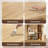 SUNCOZE 70in Dining Table for 4-8, Expandable Dining Leisure Table with Storage Shelves, 1.38" Thick Top, Scratch-Resistant, Natural Wood Finish, Multi-Use for Dining Room Kitchen Office, Wood Finish-1908258951