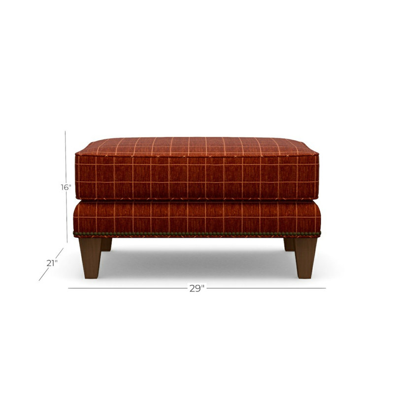 Gaylord Ottoman, Walnut, Block 654272