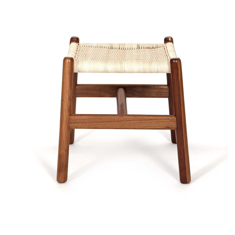 Pirwi Solid Wood Accent Stool