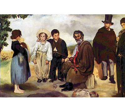 « the old musiciens » par bain eduard manet, reproduction d’art