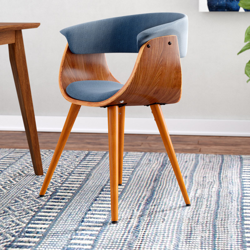 Garley Upholstered Dining Chair, Blue