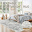 Tapis lavable moderne antidérapant (gris)-1085059254