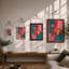 Chromatic Explosion Abstract - Print-1450178017-1450178023