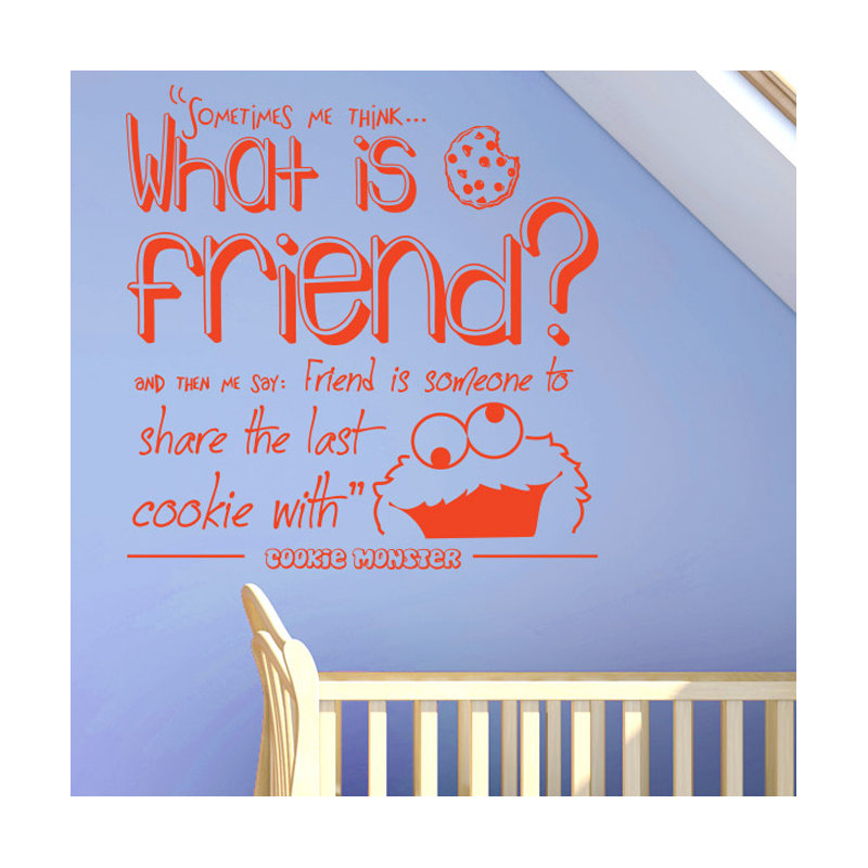 Wall Decal, Orange
