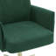 Chaise de bureau verte à dossier moyen, tissu rayé, conception ergonomique, excellent choix pour travailler ou se détendre, la conception à dossier moyen offre une meilleure expérience d'assise-1651118373