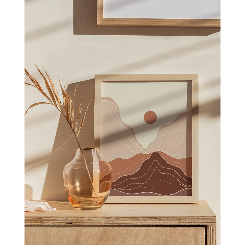Beige Oak 4x6 Rectangular Wall and Tabletop Picture Frame