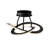 Wave LED Semi Flush Mount