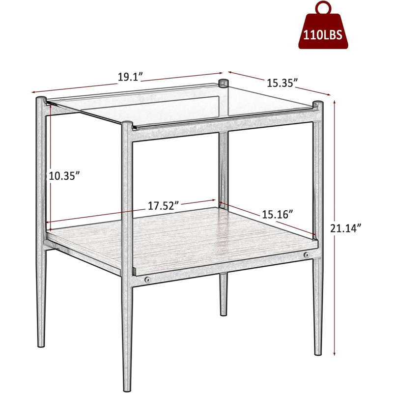 Ensemble de tables basses 3 pièces Modern