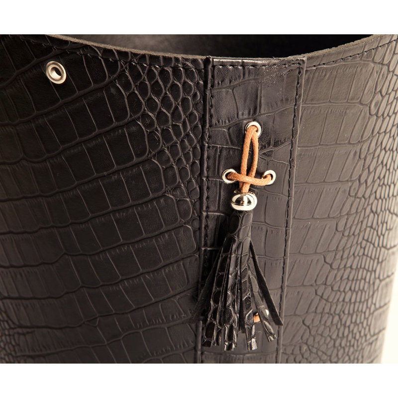 Bloomsbury Market Decorative Bin, Dark Brown