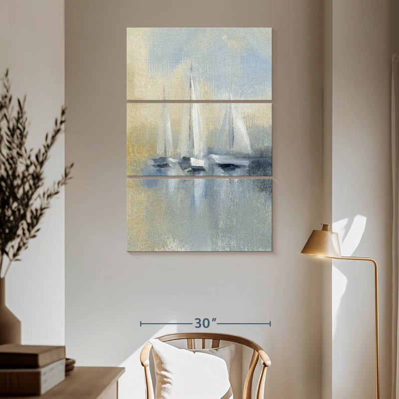 Mehar Morning Sail I, H 65 po x l 42 po
