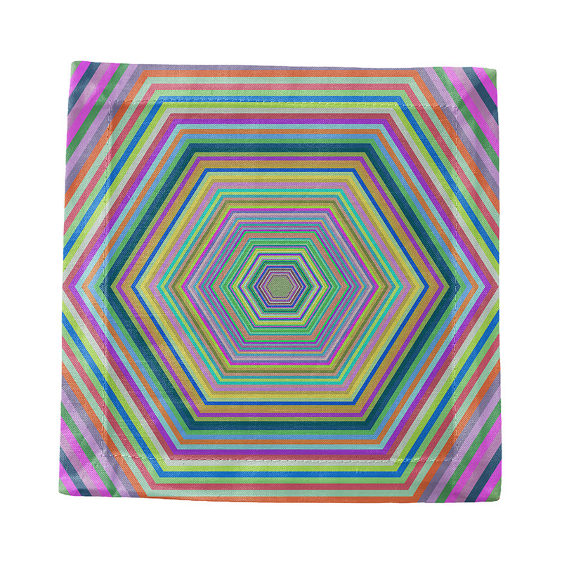 Hex Dylan Cotton Sateen Cocktail Napkins