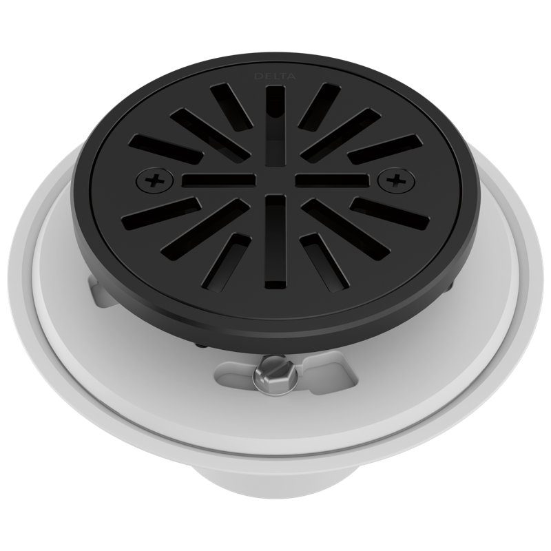 Tile-In Shower Drain, Matte Black