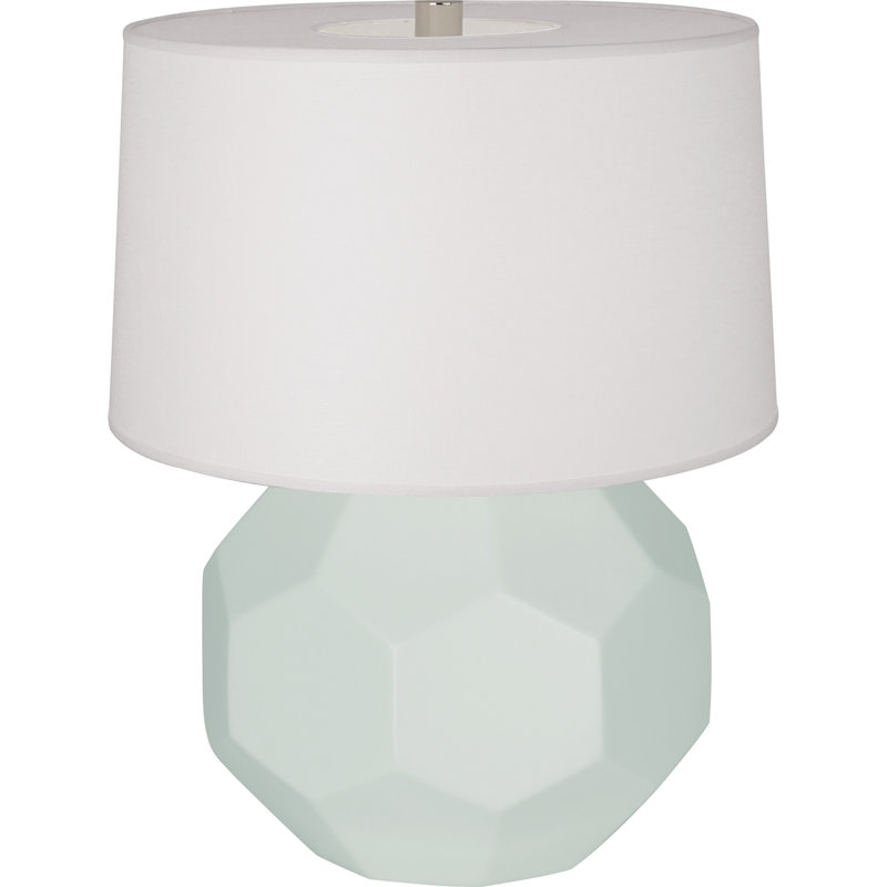 Franklin Table Lamp, 16.5" H x 12.5" W x 12.5" D, Celadon