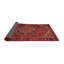 Tapis à motif oriental rouge / noir-2136649729