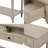 Floriean Rustic Vintage Farmhouse Style Console Table - 2 Drawers, Bottom Shelf-1367979148