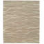 Ripple Shadow Abstract Area Rug in Beige/Neutral