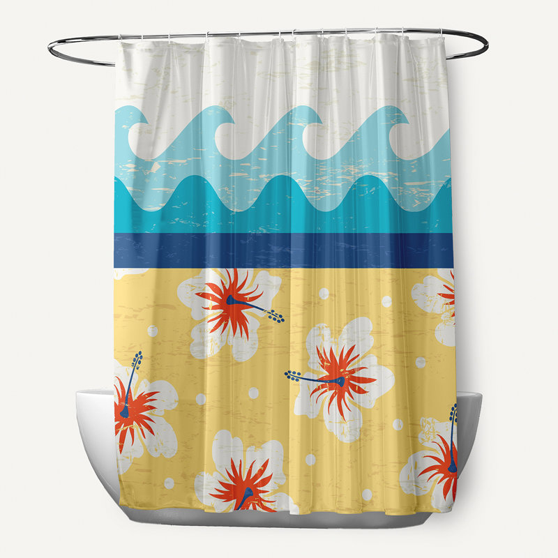 Rideau de douche Almeida, Jaune