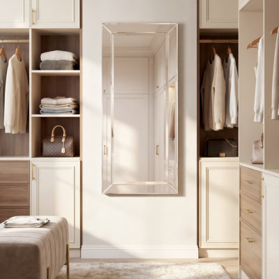 Oren Glass Frame Rectangle Wall Mirror