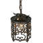 1 - Light Gilded Tobacco Lantern Pendant