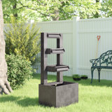 Georgetown Metal Weather Resistant Floor Fountain