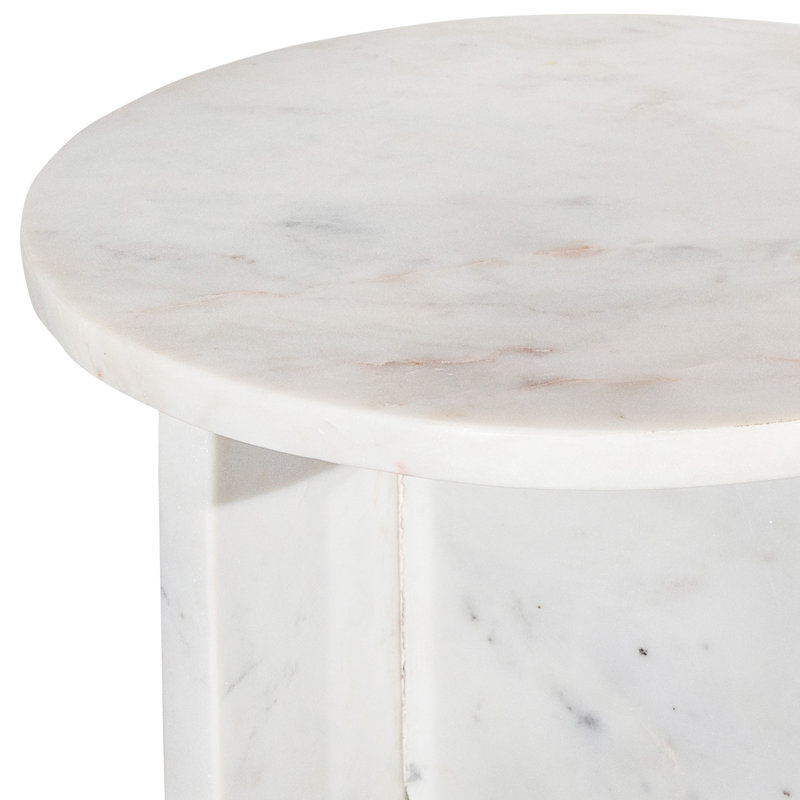 GRACE ACCENT TABLE GREEN, White