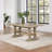 Osbourne 6-Person Extendable Double Pedestal Dining Set-94490645