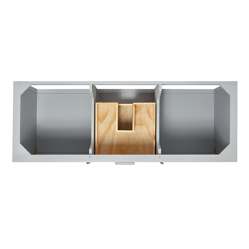 Bayhill 61" W Single Bathroom Vanity Set, Gray, 49"