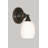 Wall Sconce With 5" Linen Glass-32465053-32465058