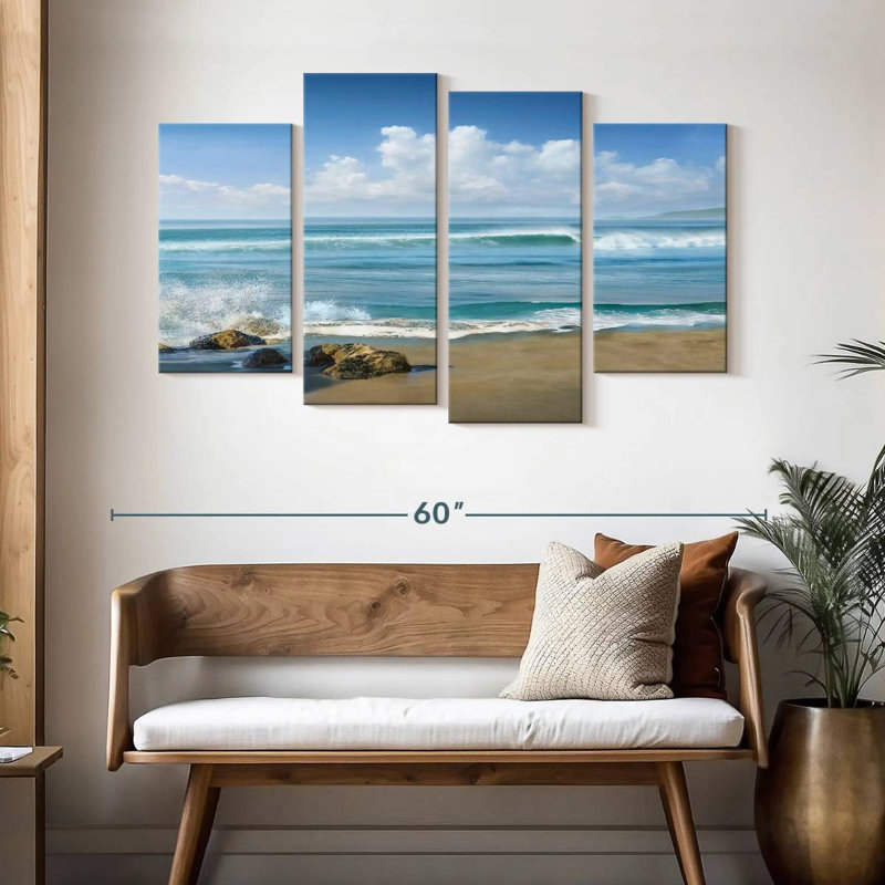 Sweeping Blue, 32" H x 52" W