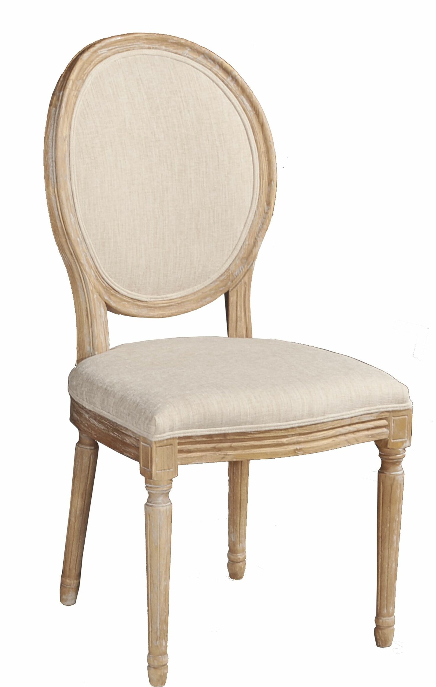 Kelly Clarkson Home Estella Upholstered King Louis Back Side Chair