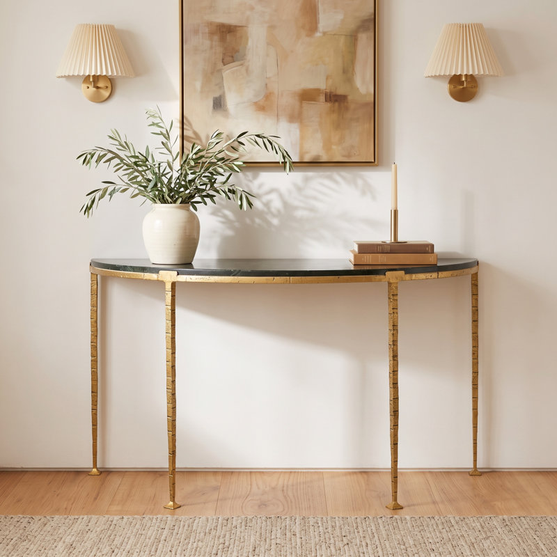 Castino Tavares Half Moon Console Table