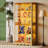  Glass Display Cabinet, 5-tier Display Cabinet With Lock, Bookcasewith 3 Color Led Lights-2101799804