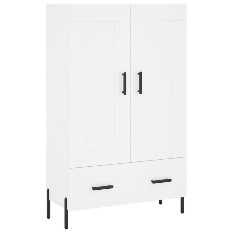 Kolossi Solid Wood 2 - Door Standard Accent Cabinet, White