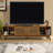 67.9 Inch Mid Century Modern Rattan TV Stand For Tvs Up To 75", Entertainment Cabinet, Media Console For Living Room Media Room, Solid Wood Feet & Rattan Cabinet Doors - Light Walnut-1943714523