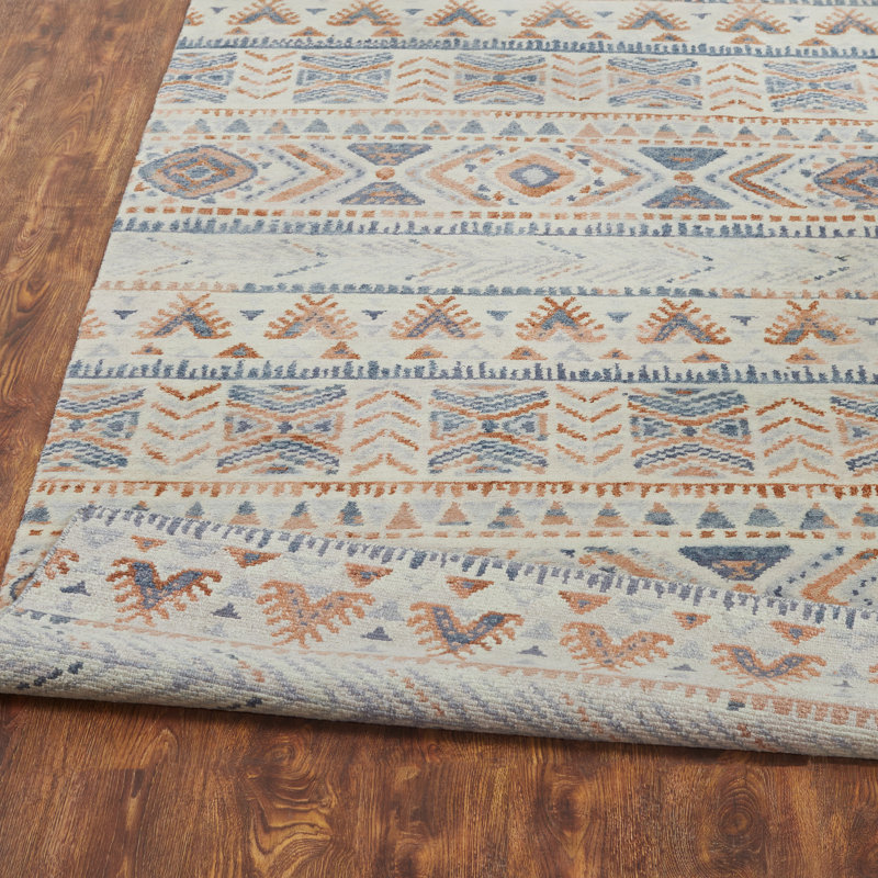 Mesa Mirage Hand Knotted Wool Area Rug, Rectangle 6' x 9'