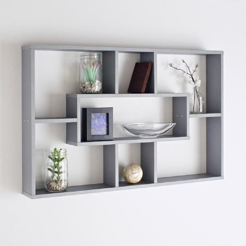 Dedrie Floating Shelf, Grey