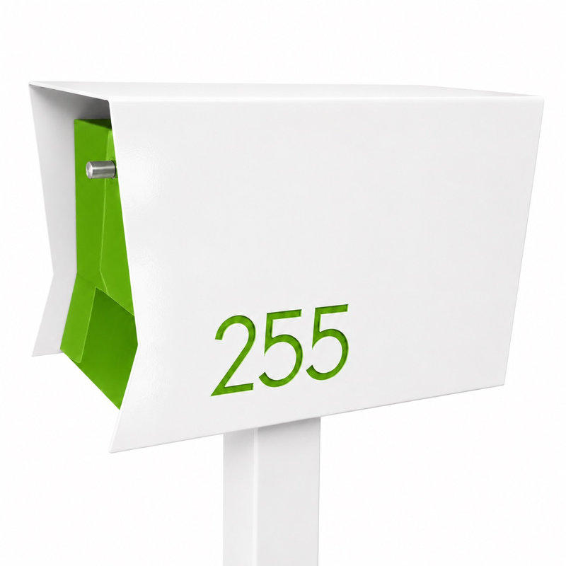 RetroBox-2.0 en blanc et LimegREEN, Vert lime