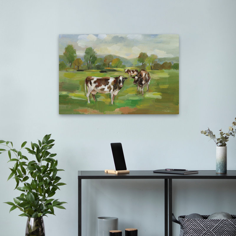 Pâturages verts Modern Farmhouse, H 24 po x l 16 po