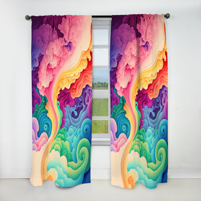 Isadore - Abstract Blackout Curtain - 1 Panel