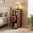 Space-Saving Narrow Nightstand with Charging Station