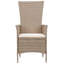 2 - Person Wicker Patio Dining Set with Square Table , Cushions Included