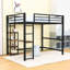Lit mezzanine double avec bureau intégré Ferris
