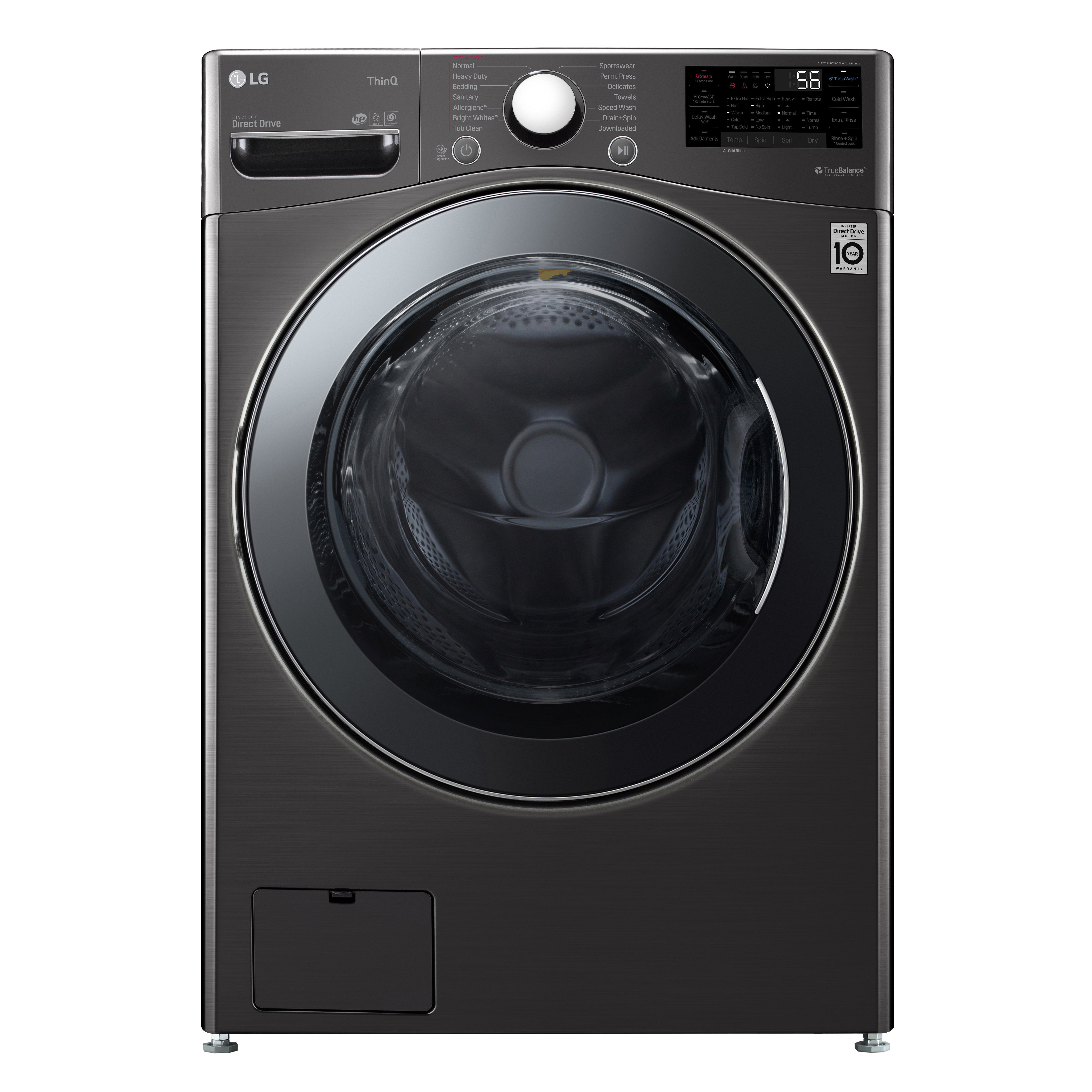 LG 4.5 Cu. Ft. Washer, 7.4 Cu. Ft. Electric Dryer White Front Load