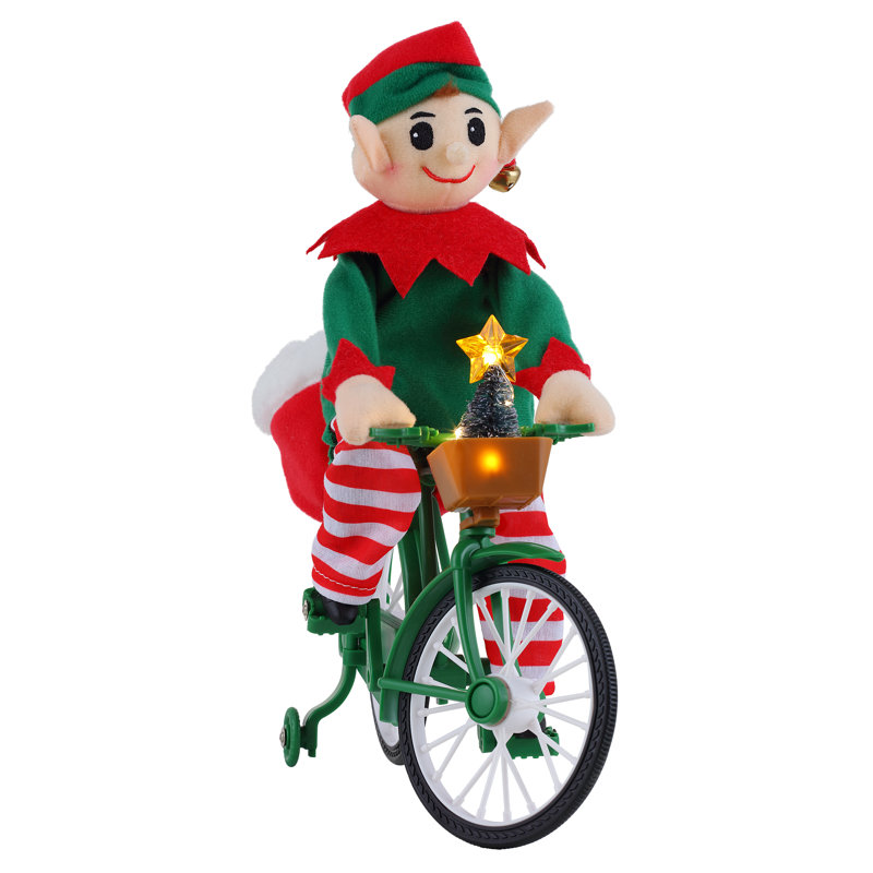 Magic of Christmas 11" Animated Cycling Elf