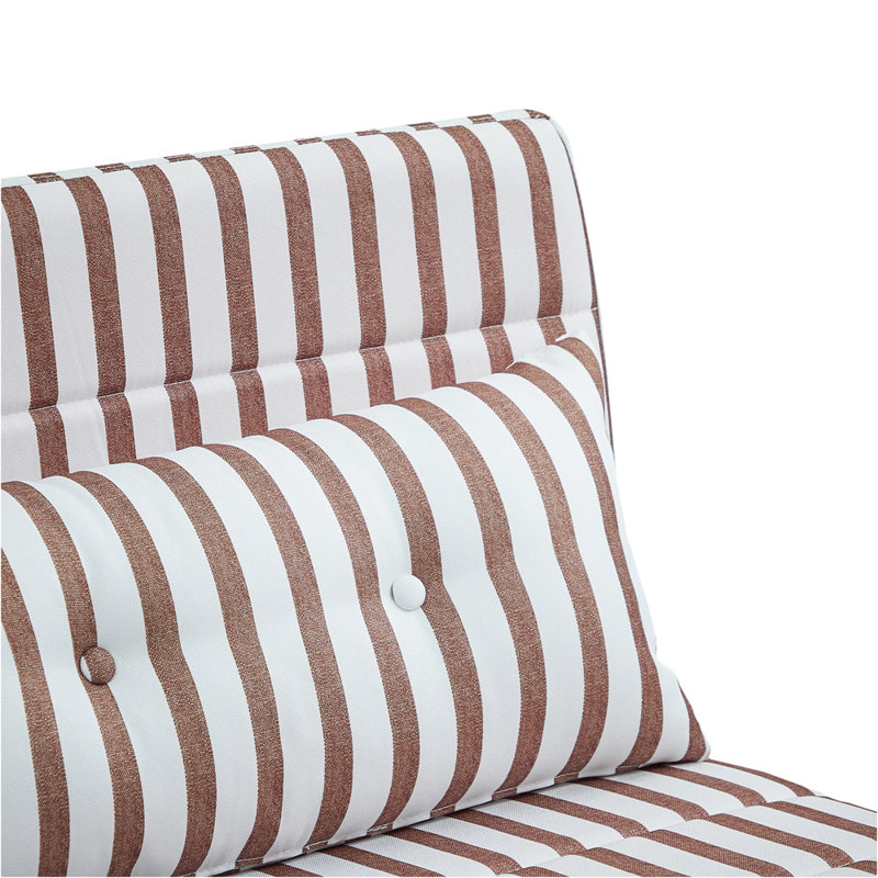 Taysia 1 Seater Sofa Bed, Brown Stripe