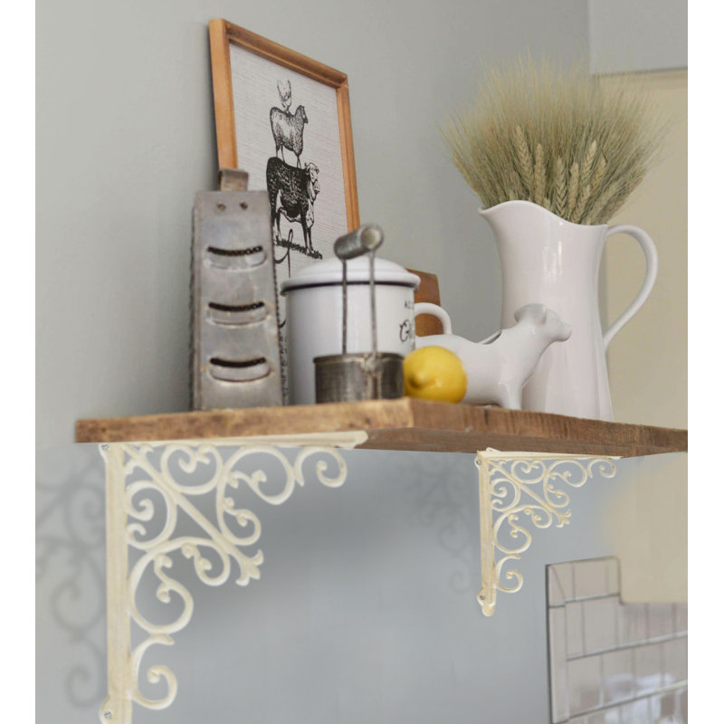 Hoboken Shelf Bracket, White